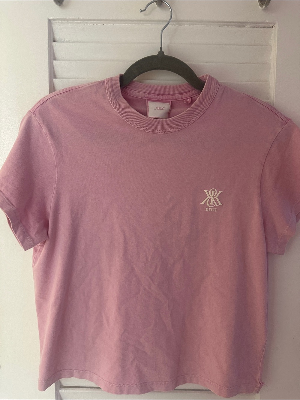 Kith Pink Short Sleeve Logo Tee